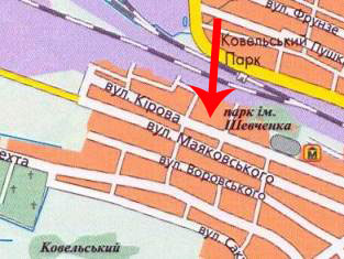 Детский сад № 20 г.Коростень на карте