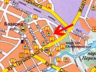 ЖЭК №2 города Коростень на карте