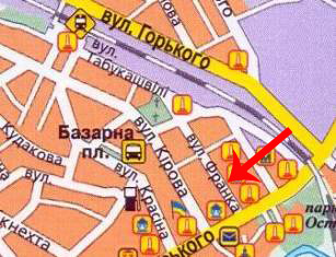 Коростенский районный отдел образования на карте